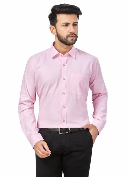 Outluk 1420 Casual Wear Oxford Cotton Mens Shirt Collection 1420-LIGHT PINK